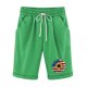 thumbnail image 1 of Pantalones Cortos Casuales para Mujer Día de la Independencia Impreso Elástico de la Cintura, Pantalones Cortos de Verano para Mujeres, 1 of 4