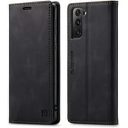 HAII Case for Galaxy S21 5G,PU Leather Folio Flip Wallet Case with Card Holster Stand Kickstand Magnetic Closure