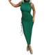 thumbnail image 4 of VISgogo Vestido sin mangas para mujer con cuello alto, correas laterales ajustables sólidas, ropa de verano flaca VISgogo moda, 4 of 9