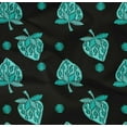 thumbnail image 4 of oneOone Organic Cotton Poplin Twill Fabric Zig Zag|Leaves & Floral Artistic Decor Fabric Printed BTY 42 Inch Wide, 4 of 4