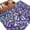 Purple, variant on 5'x7' Area Rugs, Purple Blue Teal Butterfly Indoor Outdoor Area Rug for Living Room Bedroom, Modern Abstract Art Washable Bathroom Rugs Kitchen Floor Carpet Mats Home Decor Aesthetic