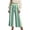 Green, variant on Women Work Pants High Elastic Waisted Petite Palazzo Pants for Women Drawstring Weighted Linen Trousers for Women Womens Lounge Pants with Pockets