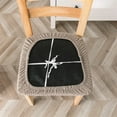 thumbnail image 5 of Durable Stretch Jacquard Dining Room Chair Seat Covers Removable Washable Elastic Upholstered Dining Chair Cushion, 5 of 7
