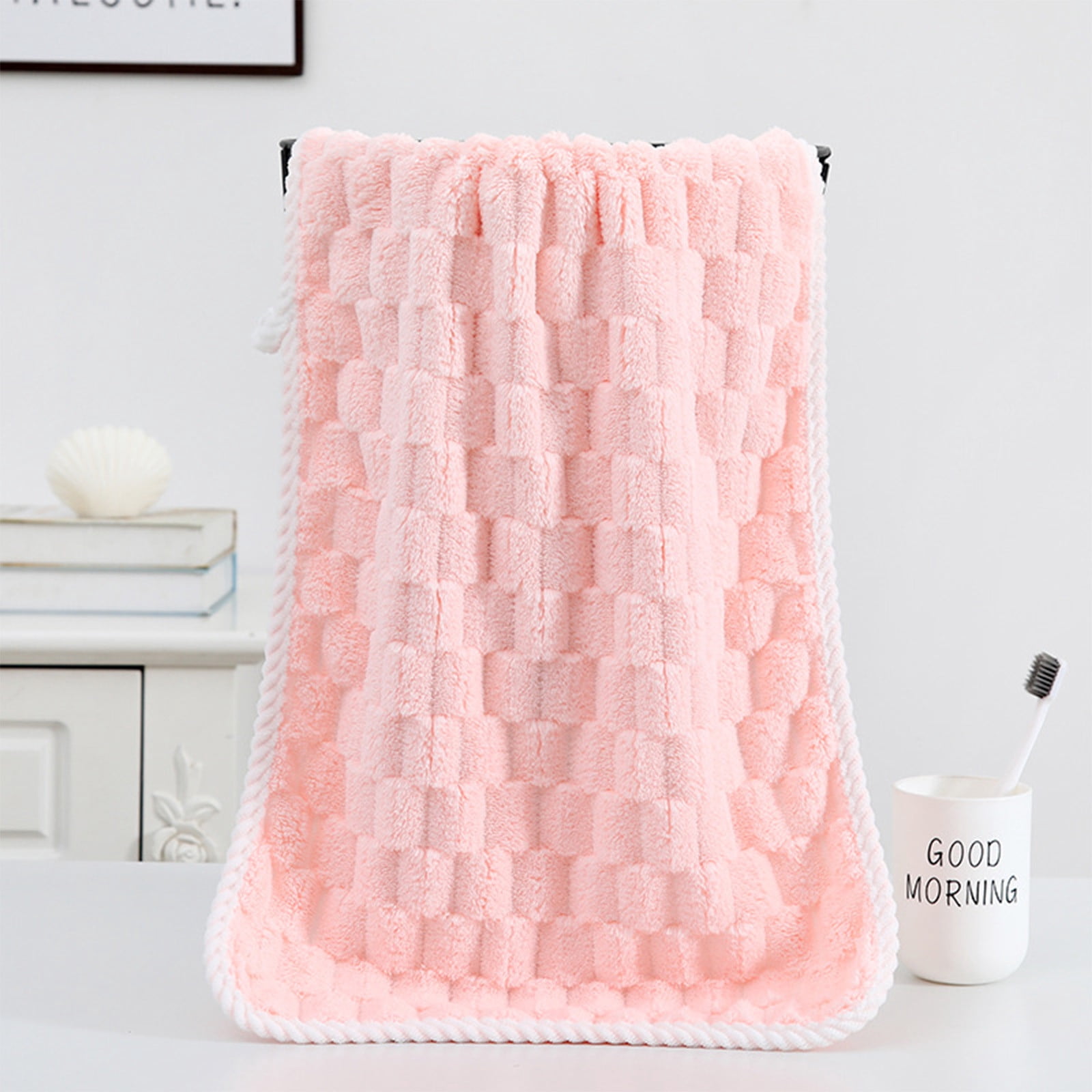 Summer Savings Clearance! Boovnll 8 Pack Hand Towels for Bathroom, 13x30" Super Soft & Absorbent Quick Dry Solid Color Towels, Thicken Microfiber Hand Towels for Hotel, Pool, Spa, Beach, Towels