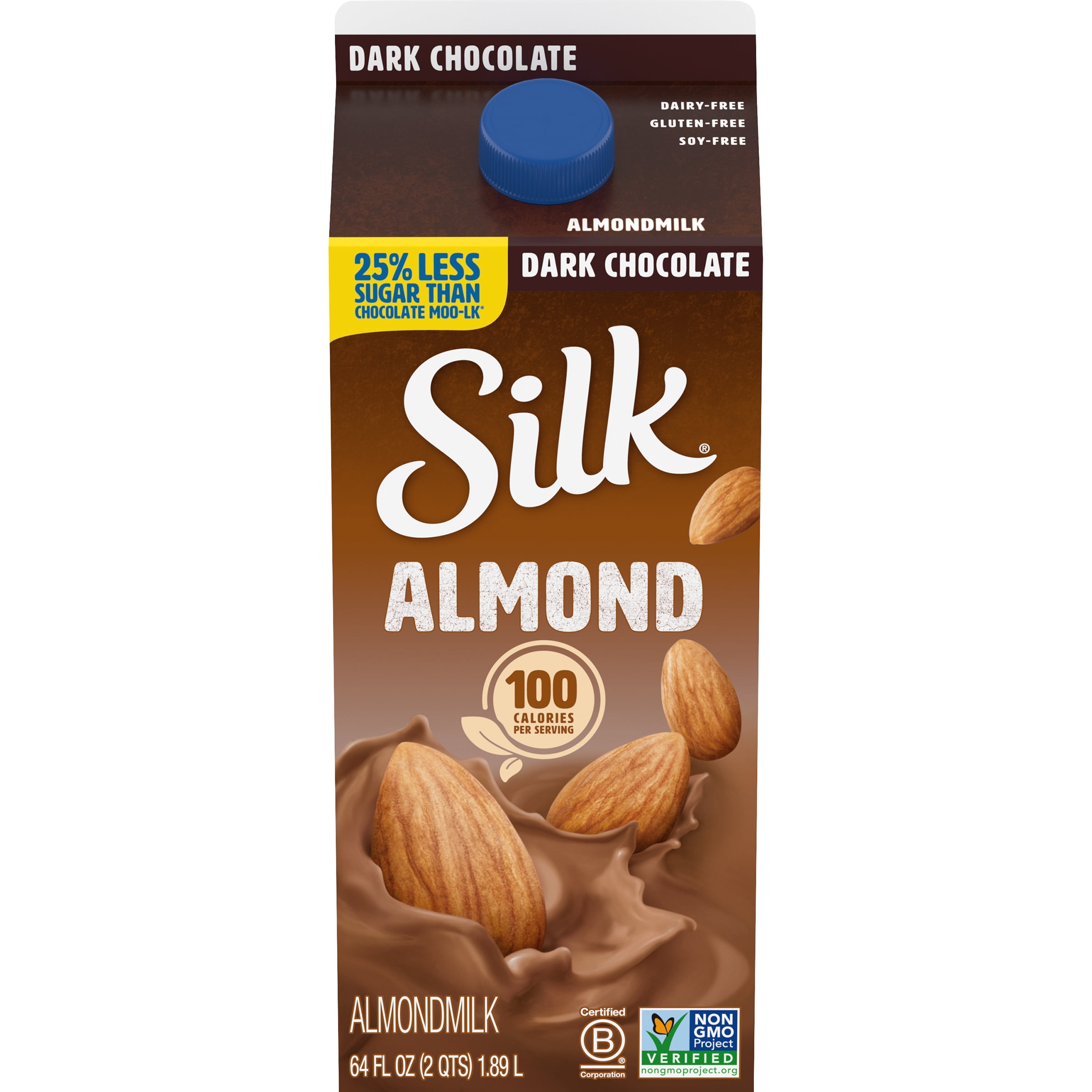 Silk Dark Chocolate Almondmilk, Half Gallon