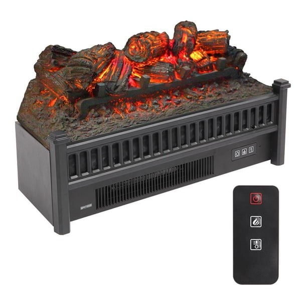 Electric Fireplace Log Insert Heater, Remote Control Electric Fireplace Logs