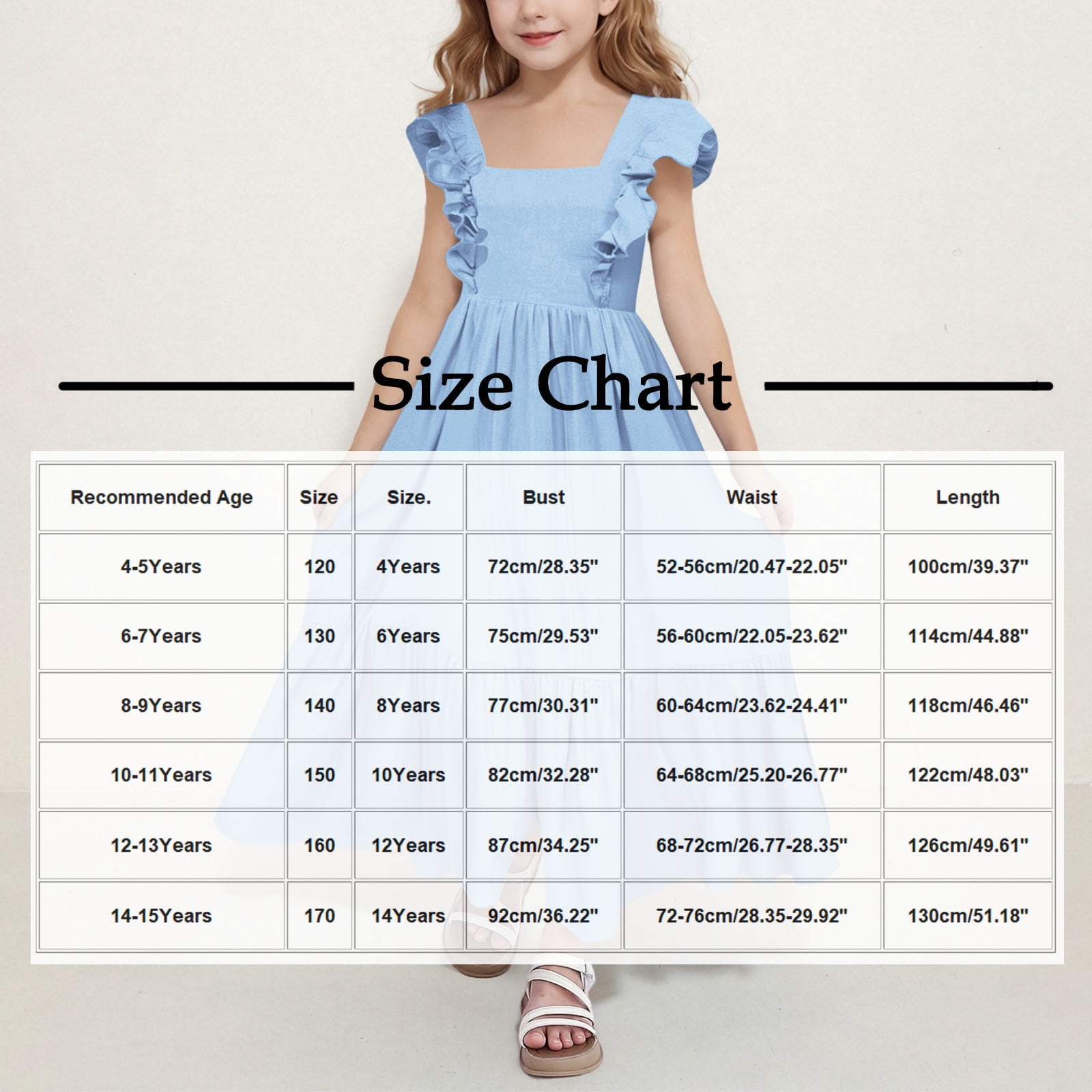 Cotton Linen Dresses for Girls Summer Size 4-15 Teens Kids Trendy Bowknot Backless Ruffle Sleeveless A-Line Beach Maxi Sundresses