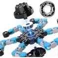 thumbnail image 4 of "Deformable Fidget Spinner - Decompression Fingertip Spinner, Children's Unique DIY Chain Cool Fidget Robot, Stress Relief & Anti Anxiety Toys for Adul"Blue, 4 of 5