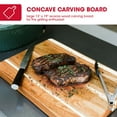 thumbnail image 5 of Architec 6783310 13 x 19 in. Gripper Wood Concave Natural & Brown Acacia Wood Carving Board, 5 of 6