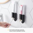 thumbnail image 2 of Toothpaste Squeezer Stainless Wall Manual Reusable Portable Tooth Paste Dispensing Squeezing Dispenser Accessory White, 2 of 9