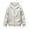 Grey, variant on Back to School Sweatshirts for Girls Casual Loose Full Zip Long Sleeve Hoodies Soft Comfy Kids Fall Preppy Outerwear