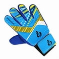 thumbnail image 6 of 1Pair Latex Professional Kid's Soccer Goalkeeper Gloves Soccer Goalie Strong Full Finger Protection Gloves Football Gloves, 6 of 9