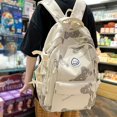 thumbnail image 2 of Mochila Para Estudiantes Estudiantes De Secundaria Para Mujeres Estudiantes De Secundaria Estudiantes De Secundaria Dulce Mochila De Gran Capacidad Mochila Simple Para Hombres Y Mujeres, 2 of 3