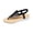 Black, variant on Womens Flat Sandals Platform Slip on Open Toe Hollow Out Adjustable Strap Beach Orthopedic Wedge Sandals Arch Support Lounge Walking Shoes Silver 36(US-5.5)