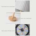 thumbnail image 2 of Lámpara de lectura doméstica Lámparas creativas plisadas para decoración del hogar (C), 2 of 8