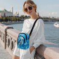 thumbnail image 2 of TSOVTHRID Blue Sea Turtle Flower Print Crossbody Bag for Women Shoulder Handbag Cell Phone Purse Wallet with Card Slots Small Crossbody Purses for Daily Use, 2 of 7