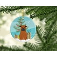 thumbnail image 2 of Carolines Treasures BB4236CO1 Merry Christmas Tree Chinese Chongqing Dog Ceramic Ornament, 2 of 2