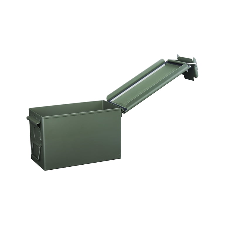 Fortress 50 Caliber Steel Ammo Can, Army Green Model 50AM