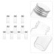 thumbnail image 5 of 20 botellas de vidrio transparente reutilizables con tapa., 5 of 8