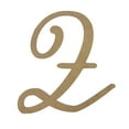 thumbnail image 1 of Wooden Letter Unfinished, Miracella Font, Craft Cutout, 1 of 2