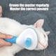 thumbnail image 3 of Cepillo Para Mascotas Cepillo Autolimpiante Cepillo Para El Cuidado De Mascotas Elimina Suavemente Las Alfombrillas Sueltas Y El Cabello Enredado Scienceny PT002762-02, 3 of 6