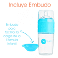 thumbnail image 2 of Popyum Biberón Anticólico Para Mezclar Fórmula 9oz/260ml 2pz Color Azul Marino Transparente, 2 of 4