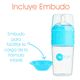thumbnail image 2 of Popyum Biberón Anticólico Para Mezclar Fórmula 9oz/260ml 2pz Color Azul Marino Transparente, 2 of 4