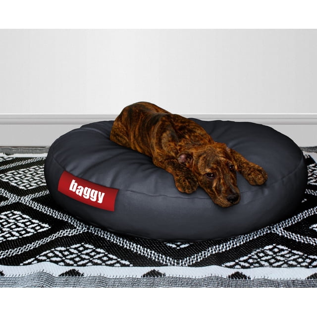 Puff Baggy Round Pet M/L Black 90 x 90 x 12 cm Baggy Puff Baggy Round Pet M/L Black 90 x 90 x 12 cm
