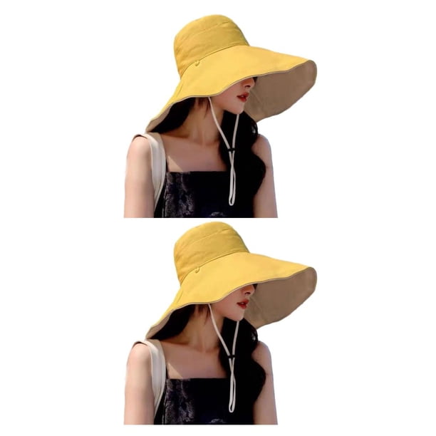 Sombrero de pescador ajustable Minnieouse para mujer Caqui