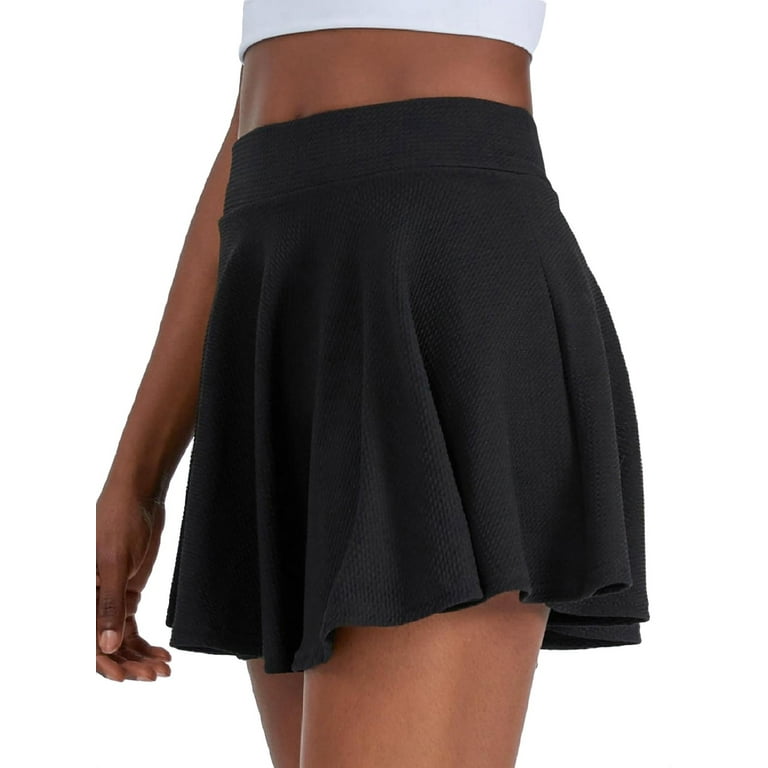 Solid Skirt Black Women s Sports Skirts Skorts Women s