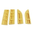 thumbnail image 2 of Kearding 4 unids/set rampa de umbral de Robot de vacío duradera sin desplazamiento rampas de barredora de umbral de elevación Beige amarillo Type3 NO3, 2 of 6
