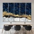 thumbnail image 6 of Contemporary Art, Gold Wall Decor, Modern Canvas Art, Alcohol Ink Art Canvas, Marble Artwork, Abstract Printed Canvas, Navy Blue Artwork, Canvas Wall Decor - Rolled Canvas, 6 of 9