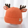 thumbnail image 7 of QHFBli Baby Beanie Hat Cute Antlers Reindeer Crochet Knitted Hat Winter Warm Cap for Toddler Boys Girls, 7 of 7