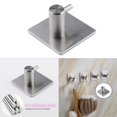 thumbnail image 3 of Toalla Gancho Cocina Soledad Acero Inoxidable 304 Pulido Sin Taladrar 6 Piezas, 3 of 10