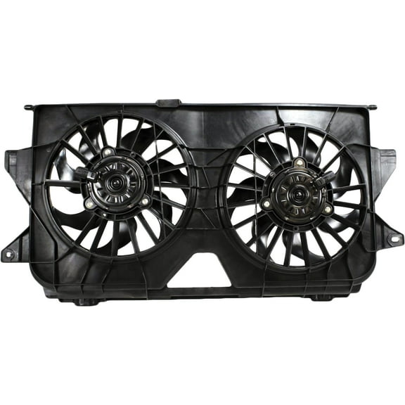 Cooling Fan Assembly Compatible with DODGE CARAVAN/GRAND CARAVAN/TOWN AND COUNTRY 2005-2007 Dual From 1-31-2005