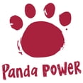 thumbnail image 2 of Junior's Turning Red Panda Power Paw Print  Graphic Tee White / 1 Medium, 2 of 3