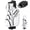 White, variant on Sturdum T-Lock Golf Cart Bag, 14-Way Full-Length Divider Golf Bag with Rigid Inner Shell, Quiet Club Organization System, Ergonomic Padded Strap & Rain Cover