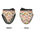 thumbnail image 2 of Pofeuu Peach With Leaves1 Print Thickened Mini Silicone Oven Mitts Heat Resistant, Rubber Oven Mitt Gloves, Finger Pinch Grips, Pot Holder, Silicone Potholder, 2 of 7