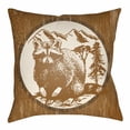 thumbnail image 7 of Artistic Weavers LGCB2003-2222 Artistic Weavers Lodge Cabin Raccoon Ridge Poly Filled Pillow - Light Gray & Beige - 22 x 22 ft., 7 of 7