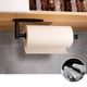 thumbnail image 4 of Portarrollos de papel debajo del armario WeGuard Portarrollos de papel de pared operable con una sola mano con efecto amortiguador Portarrollos de papel para cocina y baño, con o sin taladros, 4 of 7