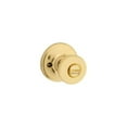 thumbnail image 2 of Kwikset Tylo Polished Brass Entry Knobs ANSI/BHMA Grade 3 1-3/4", 2 of 5
