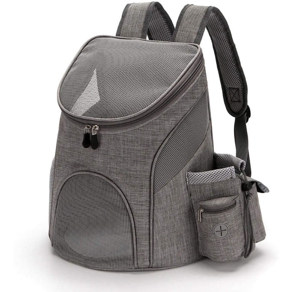 Mochila plegable para perros con bolsillos laterales para mascotas, gatos y otros animales - Mochila tipo cápsula espacial - Transportín portátil para mascotas - Mochila de viaje