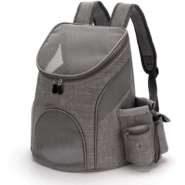 Mochila para perros con bolsillos laterales Mochila plegable para perros y gatos Mochila espacial Cápsula portátil Mochila para transportar mascotas Mochila de viaje transpirable para perros pequeños. brillar Electrónica