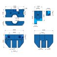thumbnail image 2 of All Metal V6 y V6 Volcano Multi-Mount para Hotends para impresoras 3D Creality CR10 S / CR10 Pro / E Tomshoo Kit de Hotends, 2 of 7