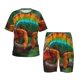 thumbnail image 1 of Balery Chameleon Conjunto de Pijama Infantil de Manga Corta con Estampado – Ropa de Dormir de Algodón Suave-Medium, 1 of 6