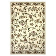thumbnail image 2 of Ivory Machine Woven Traditional Floral Vines Octagon Indoor Area Rug, 2 of 2