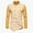 Yellow, variant on DGXTA Mens Slim Fit Long Sleeve Band Collar Dress Shirts Irregular Hem Button Down Shirt