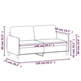 thumbnail image 5 of Bowery Hill Contemporary Metal 2-Seater Sofa in Dark Green Velvet, 5 of 12