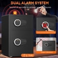 thumbnail image 4 of 4.5 Cu Ft Double Door Safe Box, Digital Keypad Security Safe with Dual Lock System, Home Safe for Cash, Jewelry, Documents, and Valuables, 4 of 8