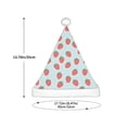 thumbnail image 3 of Balery Hand Drawn Strawberry Pattern Santa Hat Christmas Hat Funny Christmas Hat Christmas Knitted Beanie Hat For Kids, 3 of 6